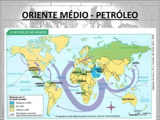 ORIENTE MÉDIO - PETRÓLEO  