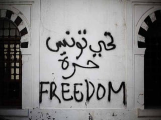 A Primavera Árabe
“Quando a liberdade eclode no espírito de um homem, dez não
podem nada contra esse um” (Jean-Paul Sartre, As Moscas)
 