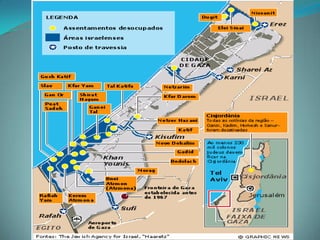 2007 - GOVERNO DE COALIZÃO PALESTINO Após meses de negociações, os partidos palestinos rivais Fatah (do presidente da ANP, MahmoudAbbas) e Hamas (do premiê palestino, IsmailHaniyeh) concordam com a criação de um novo gabinete com poder compartilhado O Hamas continua a não aceitar de forma direta ou indireta o reconhecimento de Israel, os acordos firmados e a renúncia à violência, informou um comunicado do Ministério de Relações Exteriores de Israel. 
