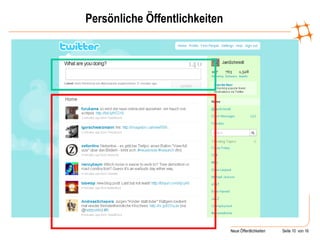 Persönliche Öffentlichkeiten 