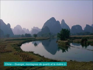 Chine – Guangxi, montagnes de quartz et la rivière Li
 