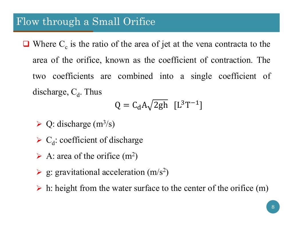 Orifice and mouthpieces