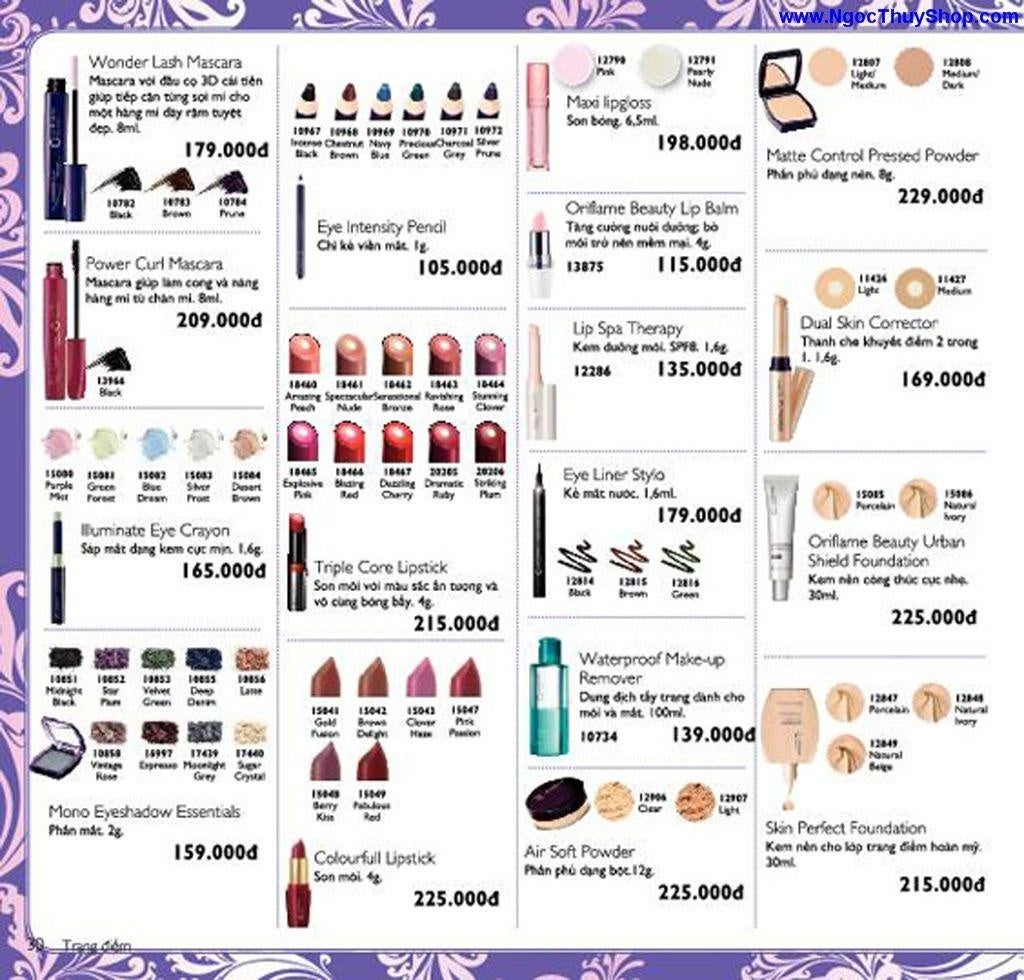 Oriflame Catalogue Oriflame Thang 42011