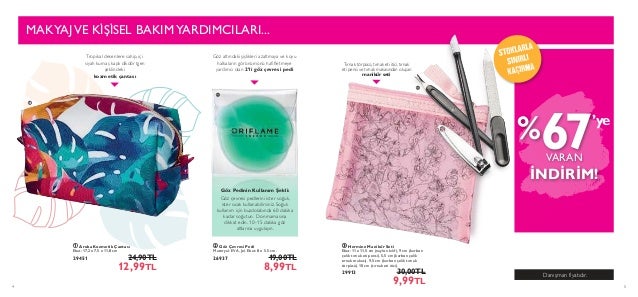 Oriflame Altin Firsatlar Outlet Katalogu Oriflame Katalog