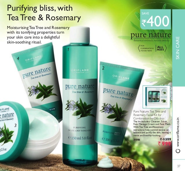 oriflame aloe vera facial kit