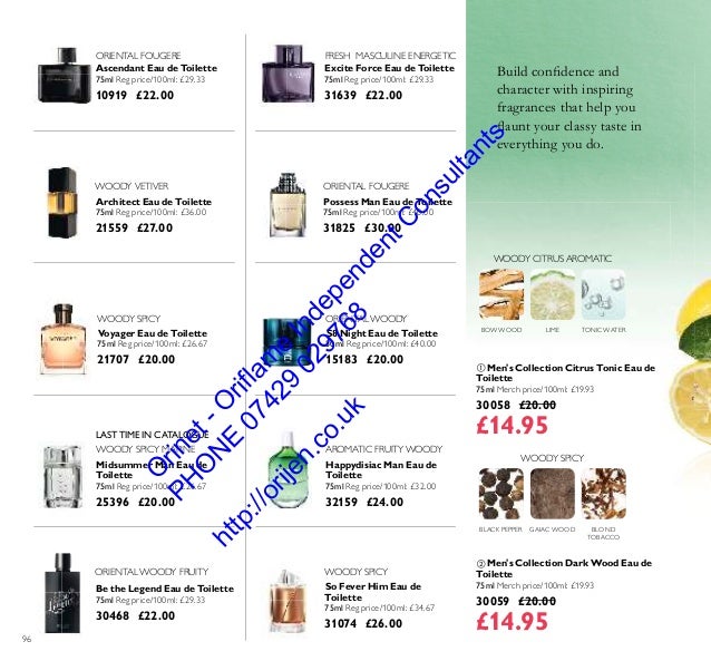 Oriflame cosmetics catalogue 12 August spetember