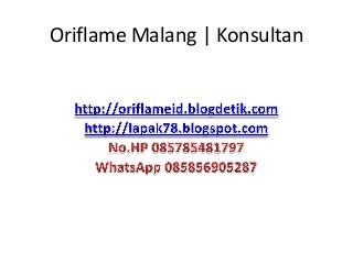 Oriflame Malang | Konsultan
 