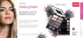 31877
61
¡EN BUSCA DETU
PROPIO ESTILO!
Encontrar tu estilo propio puede llevarte años, pero gracias a
nuestra línea más joven,Very Me, te ofrecemos todo lo que
necesitas para emprender ese viaje.
Los cosméticos faciales para cuidar las pieles más jóvenes,
maquillaje de tendencia, colores de pasarela y los accesorios
más de moda. ¡Tienes un largo camino que recorrer!
LÍNEA JOVEN
Paleta de Sombras de
Ojos Very Me 4.8 g.
15,00€
9,95€
¡Llévala contigo!
LÍNEAJOVENwww.oriﬂame.es
NUEVO
TUS SUEÑOS – NUESTRA INSPIRACIÓN™
 