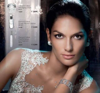 Diamond Cellular
Multi-Perfection
Eye Treatment
15 ml.
22419 ` 1399
Diamond Cellular
Micellar Solution Cleanser
200 ml.
21339 ` 1299
Diamond Cellular
Anti-Ageing Cream
50 ml.
13659 ` 2699
5656
 