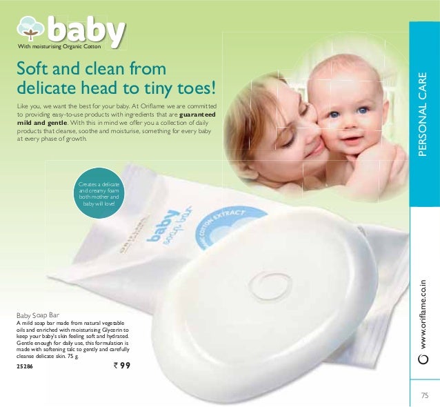 oriflame baby soap