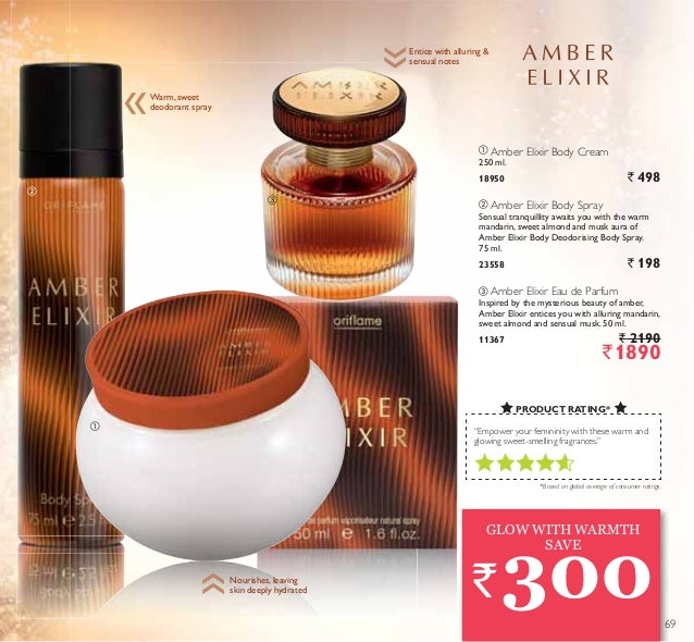 Oriflame Amber Elixir Crystal Eau De Parfum 50ml For Sale Online Ebay