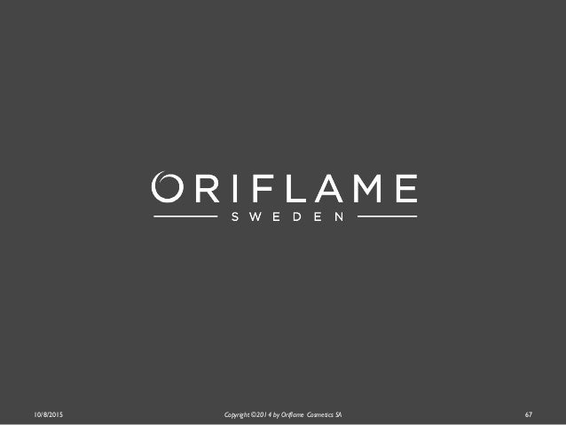 Oriflame skincare