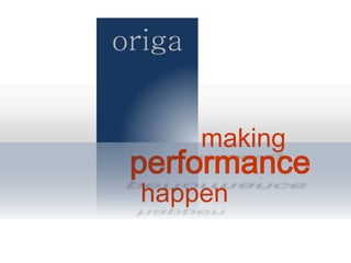 making        performance happen 