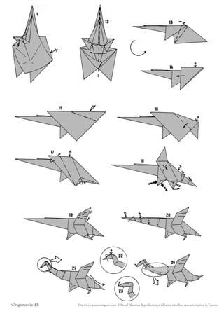 Origamania 18   http://www.passionorigami.com/ © Lionel Albertino Reproduction et diffusion interdites sans autorisation de l’auteur
 