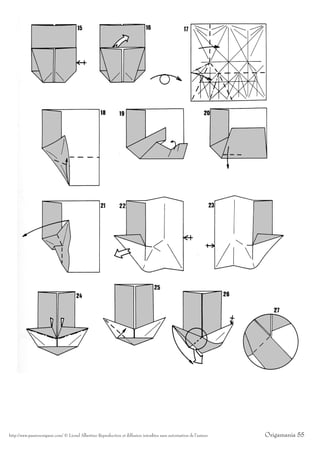 http://www.passionorigami.com/ © Lionel Albertino Reproduction et diffusion interdites sans autorisation de l’auteur   Origamania 55
 