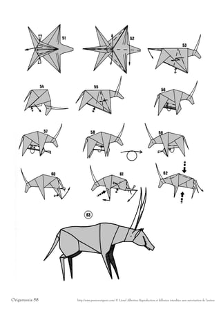 Origamania 58   http://www.passionorigami.com/ © Lionel Albertino Reproduction et diffusion interdites sans autorisation de l’auteur
 