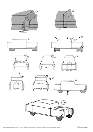http://www.passionorigami.com/ © Lionel Albertino Reproduction et diffusion interdites sans autorisation de l’auteur   Origamania 61
 