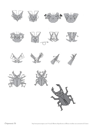 Origamania 76   http://www.passionorigami.com/ © Lionel Albertino Reproduction et diffusion interdites sans autorisation de l’auteur
 