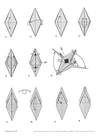 Origamania 78   http://www.passionorigami.com/ © Lionel Albertino Reproduction et diffusion interdites sans autorisation de l’auteur
 