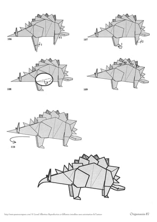 http://www.passionorigami.com/ © Lionel Albertino Reproduction et diffusion interdites sans autorisation de l’auteur   Origamania 87
 