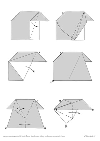 http://www.passionorigami.com/ © Lionel Albertino Reproduction et diffusion interdites sans autorisation de l’auteur   Origamania 9
 