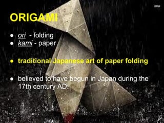 SECRETS OF ORIGAMI the Japanese Art of Paper Folding by Robert