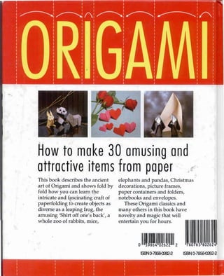 Origami 30 fold-by-fold projects