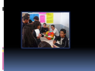 Taller durante la jornada de centros de interés.Valoresindividuales y sociales