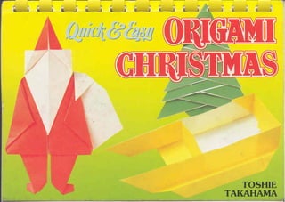 Origami christmas