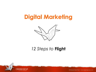 Digital Marketing
12 Steps to Flight
 