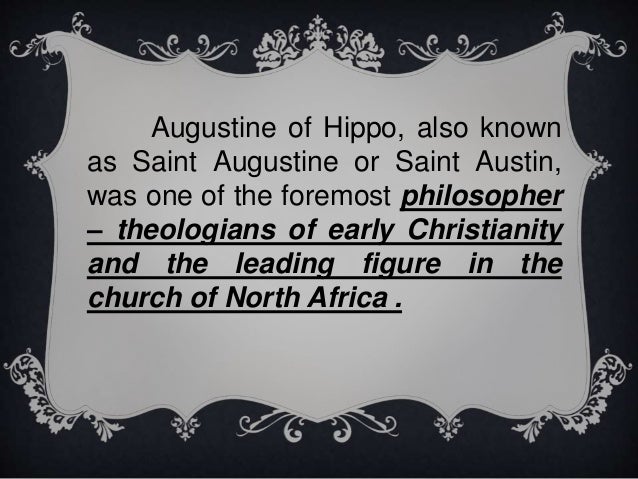 Augustine Of Hippo