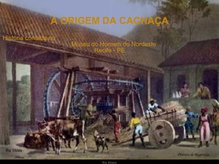 A ORIGEM DA CACHAÇA História contada no  Museu do Homem do Nordeste  Recife - PE Pintura de Rugendas 
