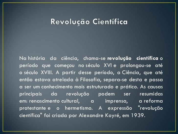 Origem da biologia à revolução científica