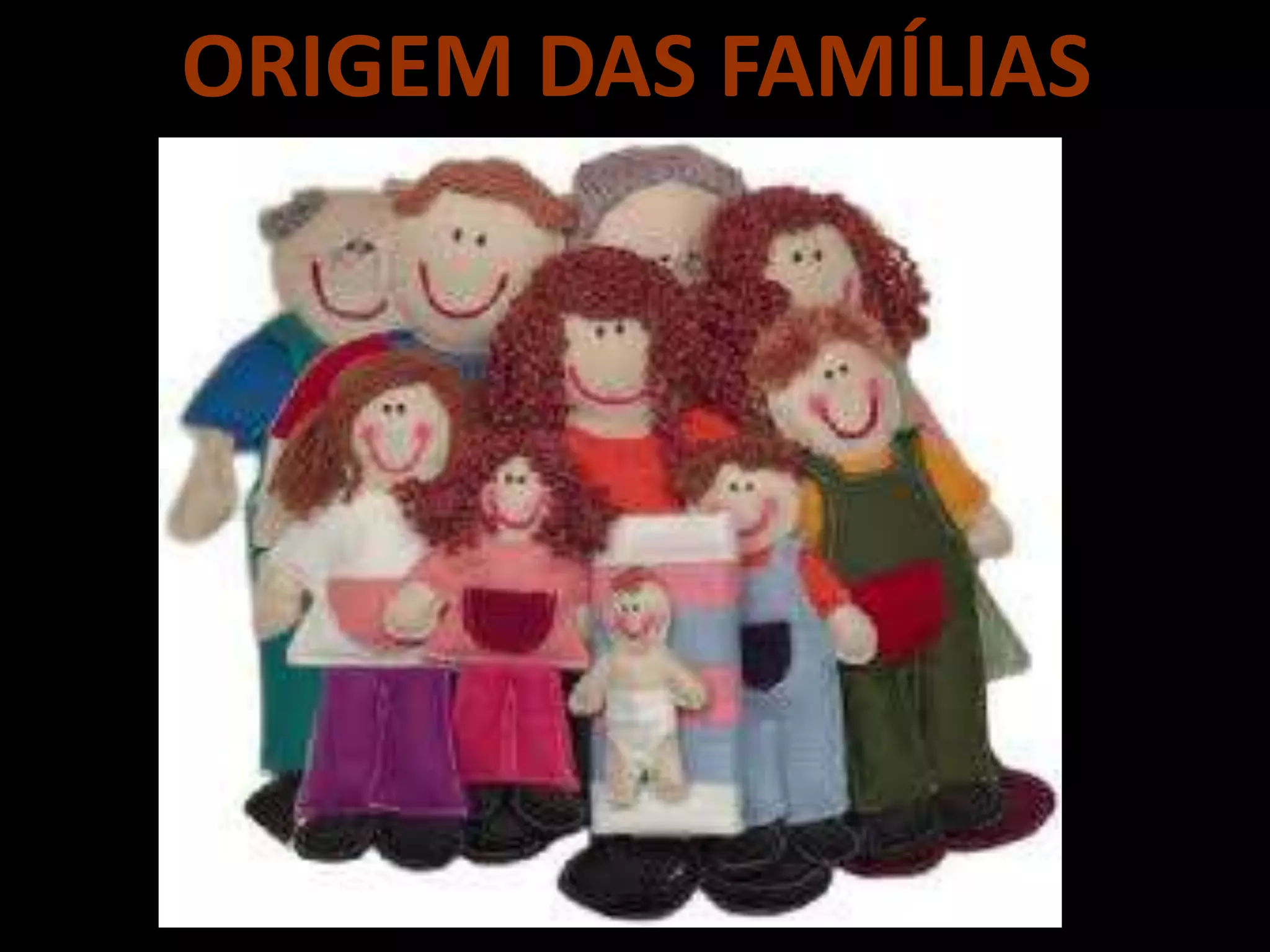 ORIGEM DAS FAMÍLIAS