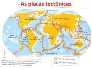 As placas tectônicas 