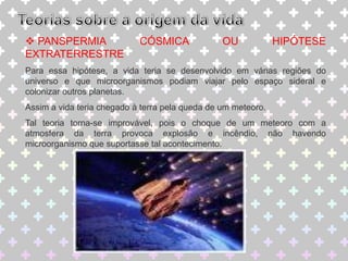 Origem da vidaNova disputa travada entre biogenistas e abiogenistasAbiogenistas: A presença de ar fresco era fundamental para a geração espontânea da vidaBiogenistas: O ar era a fonte de contaminação dos caldosAcademia Francesa de Ciências: prêmio para quem apresentasse um experimento definitivo sobre essa questão