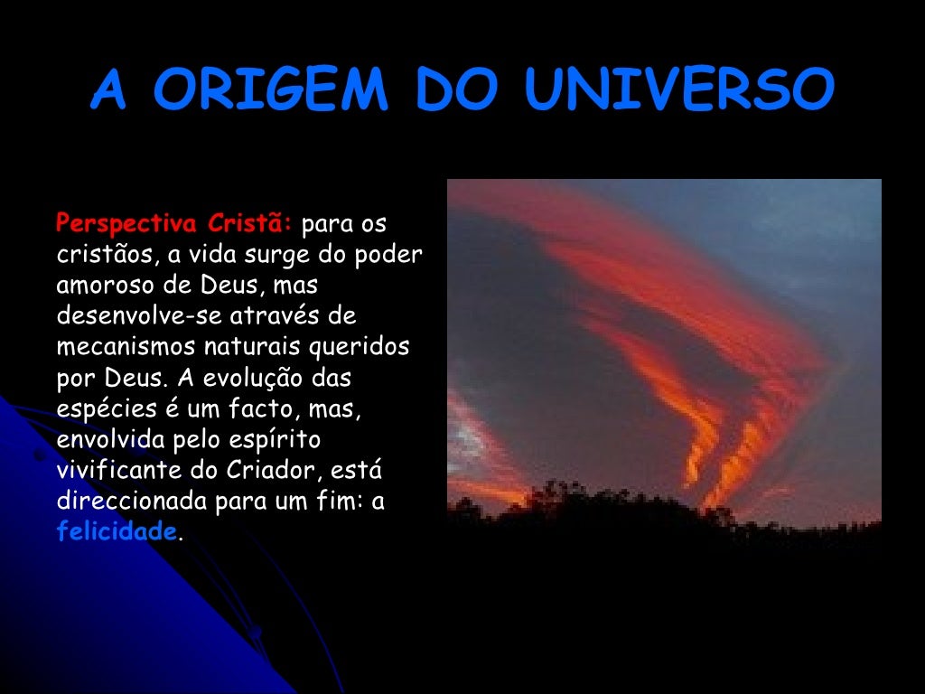 A Origem Da Vida Atribuída A Um Ser Criador é