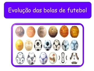 Evolução das bolas de futebol
 
