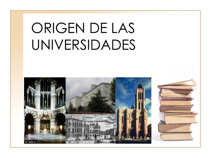 Resultado de imagen para “EL ORIGEN DE LAS UNIVERSIDADES MEDIEVALES