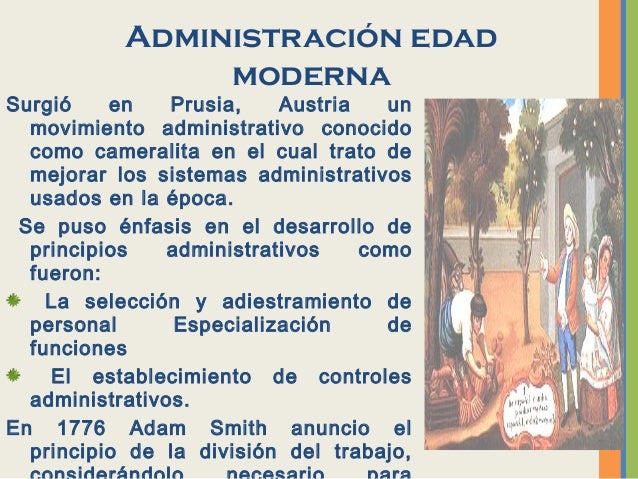 Origenes de la Administracion.