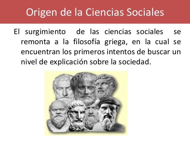 Origen de la Ciencias Sociales