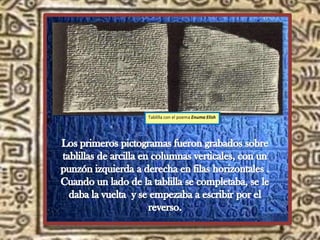 Tablilla con el poema Enuma Elish
 