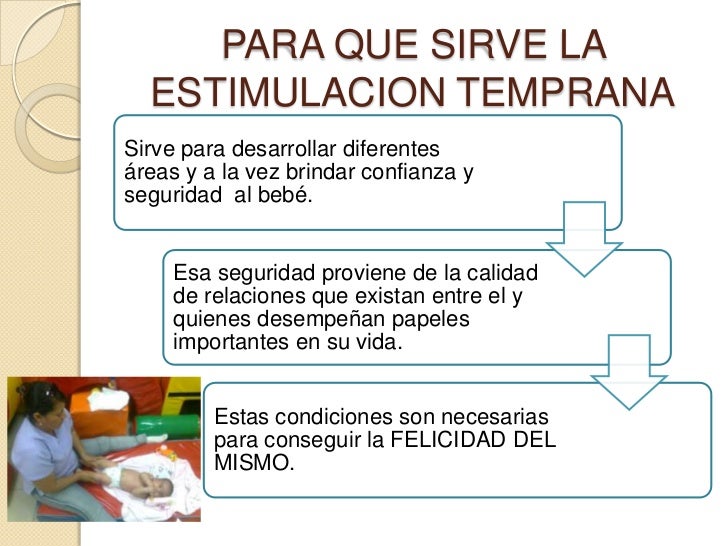 Origen de la estimulacion temprana en power point