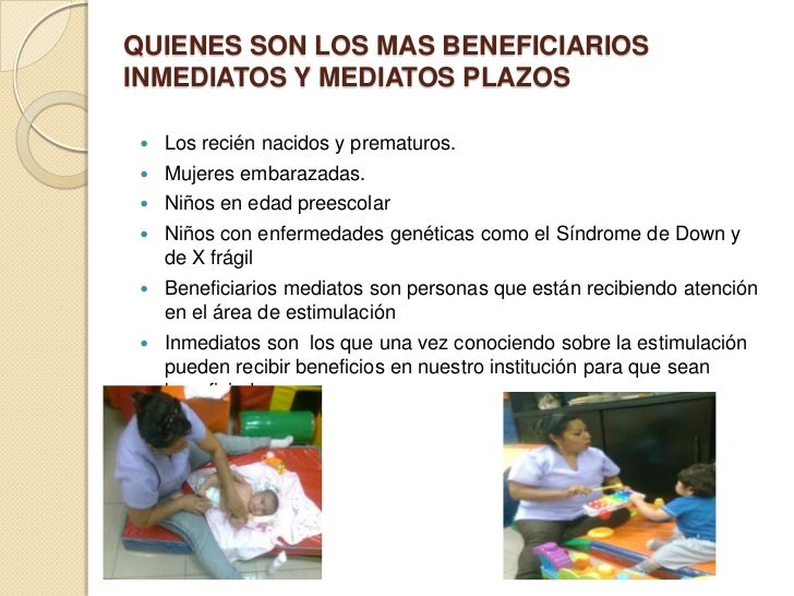 Origen de la estimulacion temprana en power point