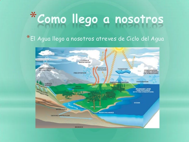 Origen del agua