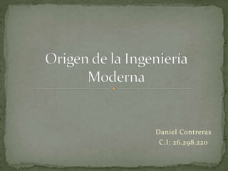 Daniel Contreras
C.I: 26.298.220
 