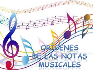 Origen de las notas musicales