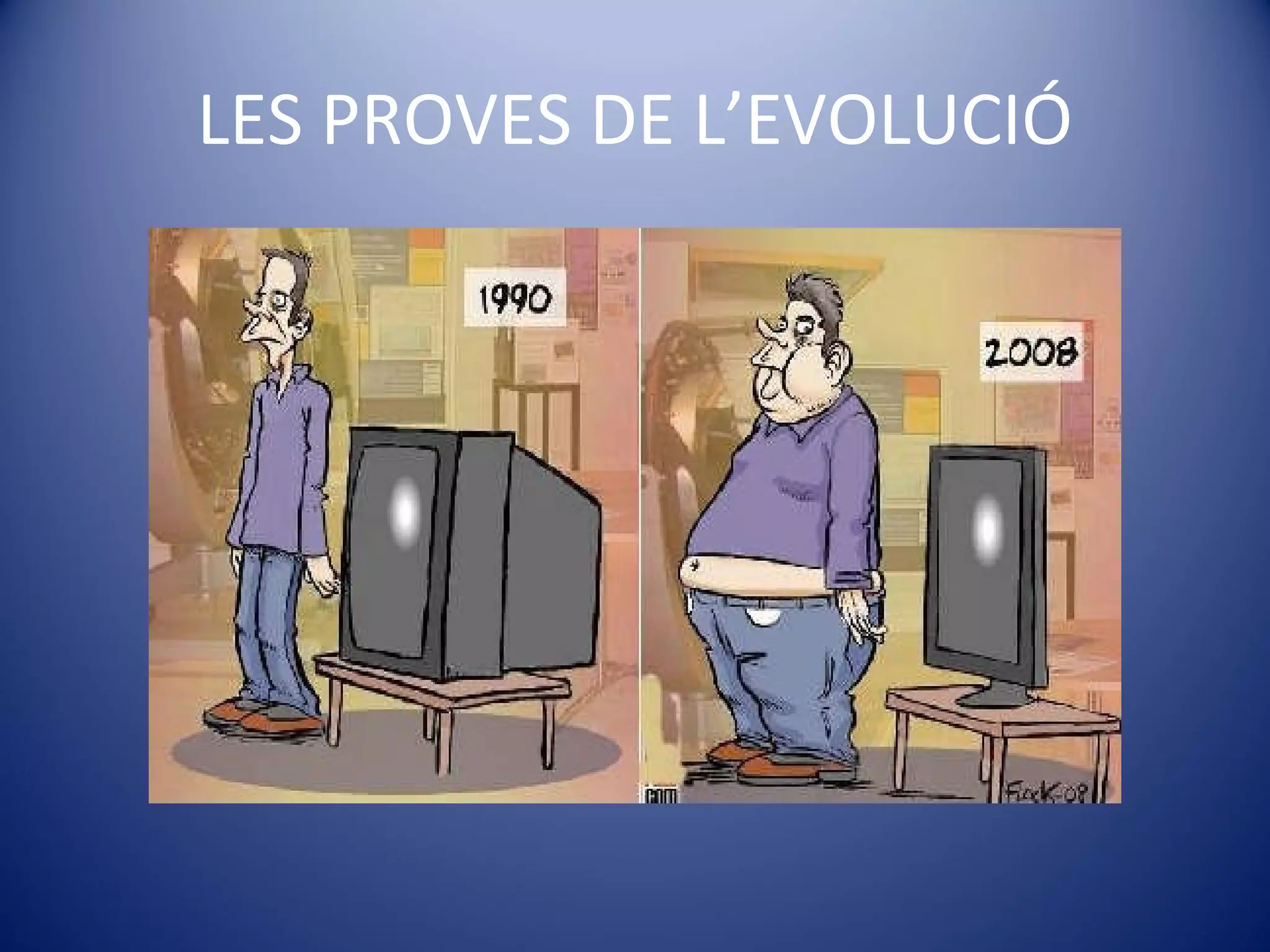 LES PROVES DE L’EVOLUCIÓ 