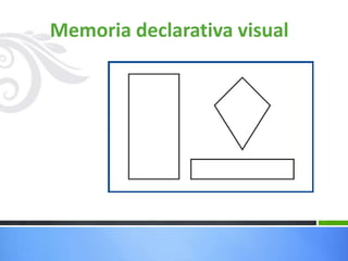 Memoria declarativa visual
 