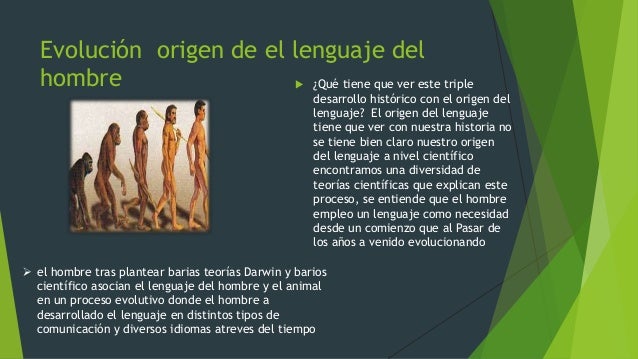 Origen del lenguaje trabajo rosbelth